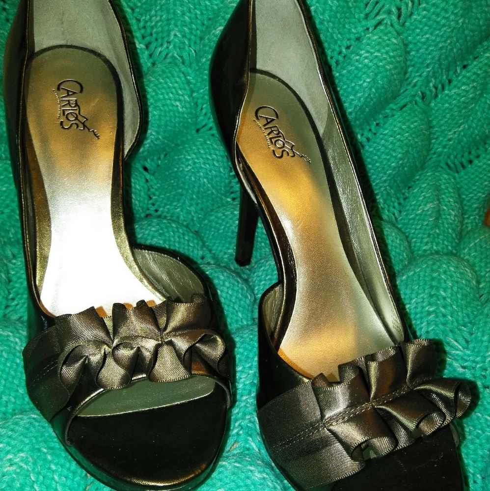 Carlos Santana 💃 High Heels Pewter/Brown